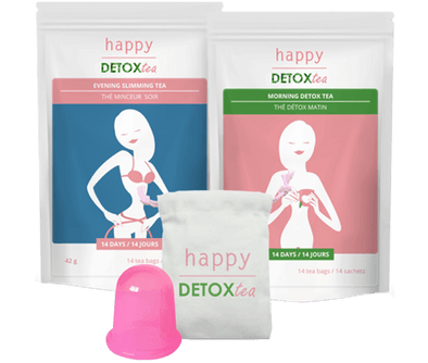 Kit anti cellulite et minceur Happy Detox Tea